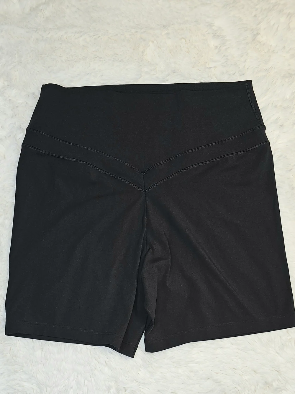 Gymshark High-Waist Black Women’s Performance Shorts-Lg - Picture 5 of 8
